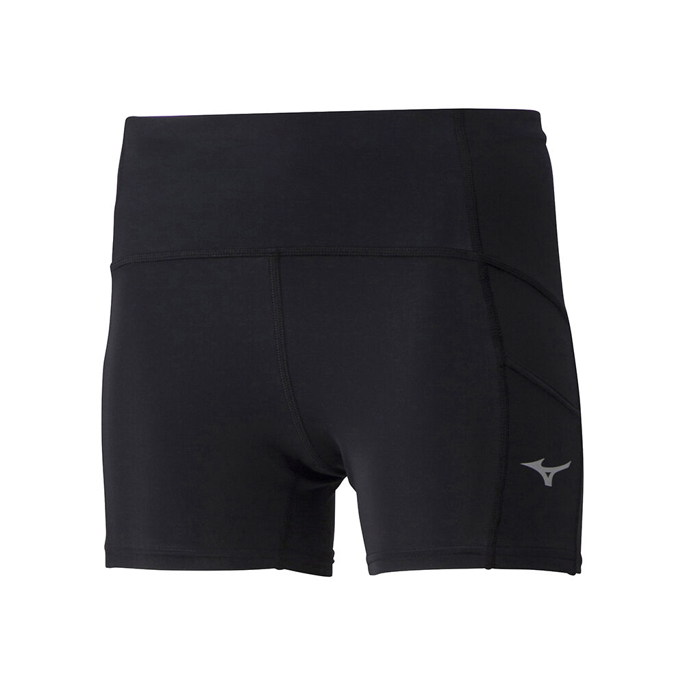 Damske Legíny Mizuno Core Short Bezecke Čierne Vypredaj CFOL30475